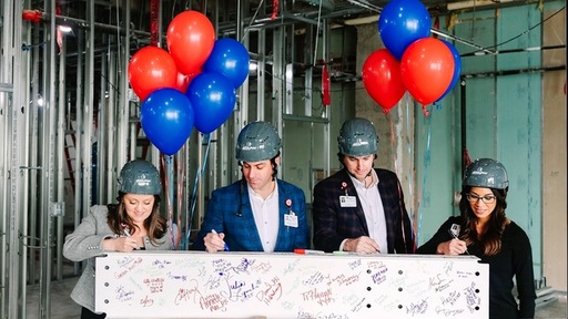 MCFW Cath lab beam ceremony.jpg